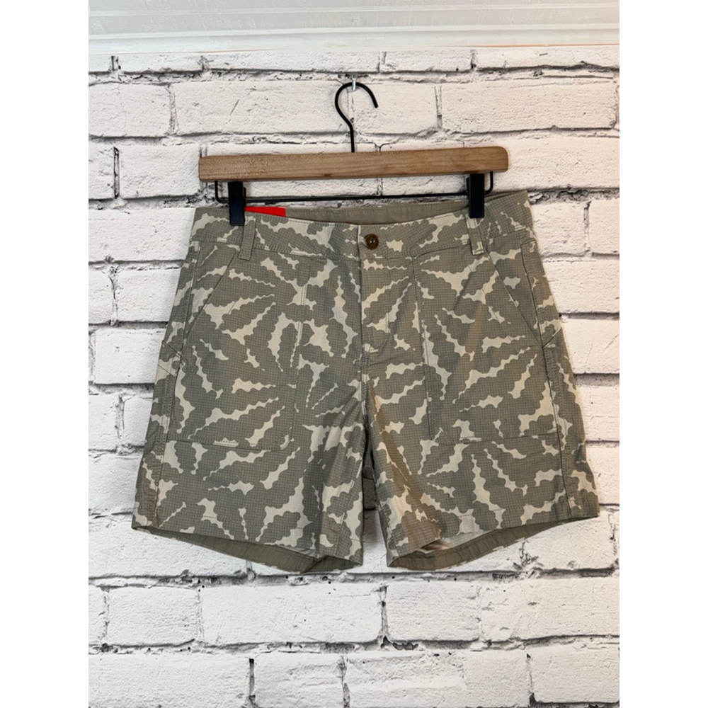 Women's The North Face Cargo Shorts Size 4 Floral Gray Beige Ridgeside Camo NWT